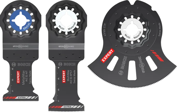 Bosch EXPERT griešanas komplekts, 3 daļas, metālam un dažādiem materiāliem.